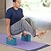 YogaRat Yoga Blocks: One or Two Block Sets, Solid or Two Tone Color, Lightweight, Comfortable EVA Closed Cell Foam 9″ x 6″ x 4″ – 2pkthumb 3