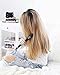 MKBOO Beauty Professional 1-Inch Ceramic Tourmaline Ion Plate Flat Iron Hair Straightener with Temperature Heat Settings