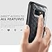 Clayco Samsung Galaxy Note 8 Case, Hera Series Full-Body Rugged Case with Built-in 3D Curved Screen Protector for Samsung Galaxy Note 8 (2017 Release) (Black)