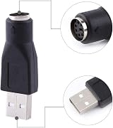 Bewinner USB to PS2 Adapter 2.0 A Male to PS2 Female Converter Mouse Keyboard view 9