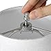 TooTooo Star Lamp Shade Harp Holder and E26 Light Base UNO Fitter Adapter Converter Finial Set 10