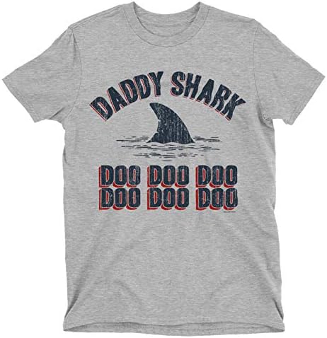 Free Will Shirts Daddy Shark DOO DOO Mens T-Shirt Gift