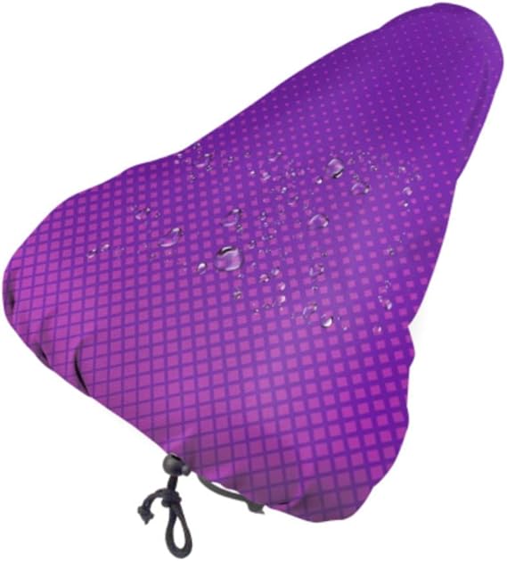 Wanjuax Mens Bike Seat Covers Halftone Purple Seat Cover for Kids Bike Seat Cover