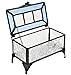 J Devlin Box 514 Series Stained Glass Decorative Trinket Box Available in Pale Blue and Pale Pink (Blue)
