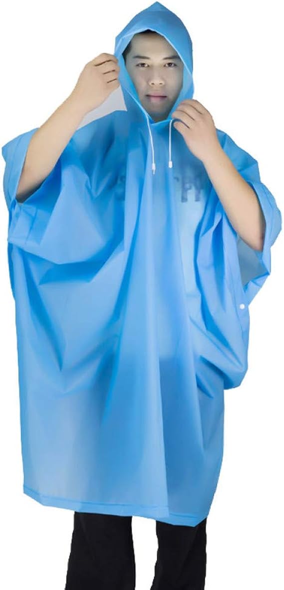 Amazon ユニバーサル多機能防水メンズ透明防水レディースバックパックポンチョレインコートセット防水ウォーキング レインコート ポンチョ 通販