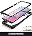Poetic Galaxy S10 Rugged Clear Case, Full-Body Hybrid Bumper Cover, Support Wireless Charging, Without Built-in-Screen Protector, Guardian Series, Case for Samsung Galaxy S10 2019, Black