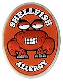 AllerMates Shellfish Allergy Charm for Multi-Allergy Wristband: Crabby
