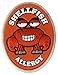 AllerMates Shellfish Allergy Charm for Multi-Allergy Wristband: Crabby