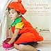 BSTAOFY Halloween Orange Pumpkin Costume Suit for 3T 4T 5T 6T Toddler Kids Lantern Face Fancy Dress up for Carnival