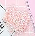Z-synka Assorted Plastic Bead Pearls,DIY Jewelry Necklaces, Table Scatter, Wedding, Birthday Party Home Decoration, Event Supplies (8 Ounce Pack, 100 Pieces) (Pink, 10mm/14mm/20mm)