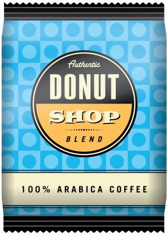 Reunion Island Donut Shop Ground Coffee, 2.5-Ounce Pouches (Pack of 42)