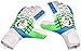 Goalie Gloves Youth, Kids, Adult - LUPOS - Power of the WOLF. Goalkeeper Gloves with Fingersaves, 4 mm Strong Grip German Latex Palm, Extra Backhand Pad, Supportive Wrist Straps