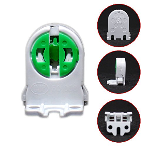 T5 Bi-Pin Lamp Holder Lamp Socket T5 Tube Lamp Holder Tombstone Tube Accessory Lamp Aging Test, Fluorescent Lampholder
