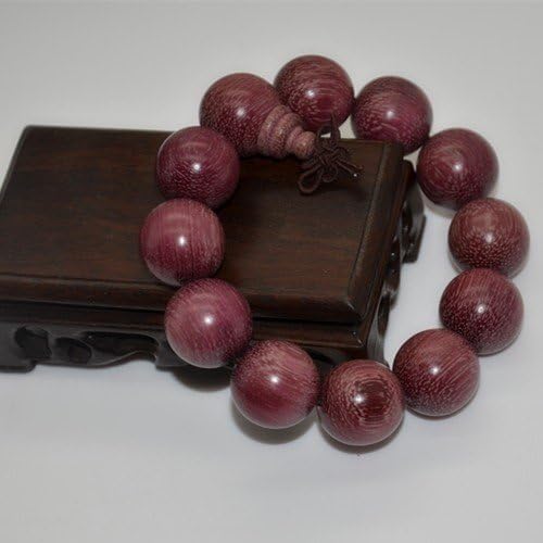 HRHxue Purple rose gold silk nan bracelet red sandalwood sandalwood Buddha bead hand string 18-20mm men and ladies, couples gift