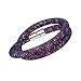 Swarovski 5189760 Stardust Purple Double Wrap Bracelet M