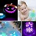 Honfeng Submersible LED Lights,Waterproof Underwater Remote Controlled Battery Operated Wireless Multicolor Submersible Led Lights Holloween Pond, Party, Wedding, Vase Base etc.4 Pack