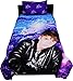 Justin Bieber Concert Twin Comforter Set - Purple Bedding Twin-Single Size