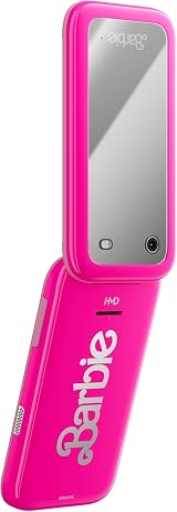 HMD Barbie Pink Mobile Flip Phone Unlocked Brand New view 4
