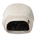 REDESS Slouchy Long Oversized Beanie Hat Women Men, Variy Styles Colors Fleece Lined Winter Warm Knit Cap (Beige)