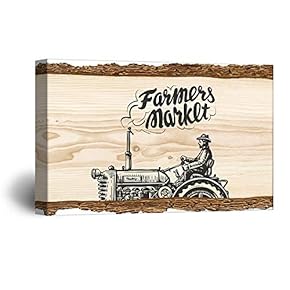 Canvas Wall Art Abstract Rustic Style...