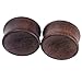 2pcs Concavity Wooden Ear Gauges Ear Plugs Expander Tunnels Ear Piercing Jewelry 00g(10mm)