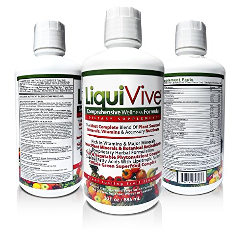 LiquiVive Liquid Vitamins Nutritional Supplements. Best AntiAging
