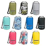 Skog Å Kust DrySåk Waterproof Floating Dry Bag with Exterior Zippered Pocket | for Kayaking, Rafting, Boating, Swimming, Camping, Hiking, Beach, Fishing | 10L & 20L Sizes