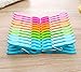 Household Air Drying Clothing Pin Set Colored Spring Clothespins for Laundry Strong Plastic Hanger Clips Pegs 24 Pack