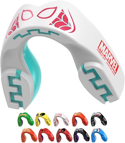Marvel Spider-Gwen Dual Layer Mouth Guard Junior Case Sports Protection