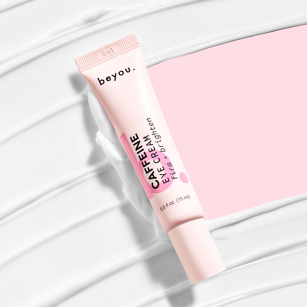 Beyou Brightening Eye Cream – K-Beauty Caffeine & Hyaluronic Acid Gel – Reduces Puffiness, Dark Circles & Fine Lines – Sensitive Skin Safe – Clean, Made in Korea – 0.5 oz