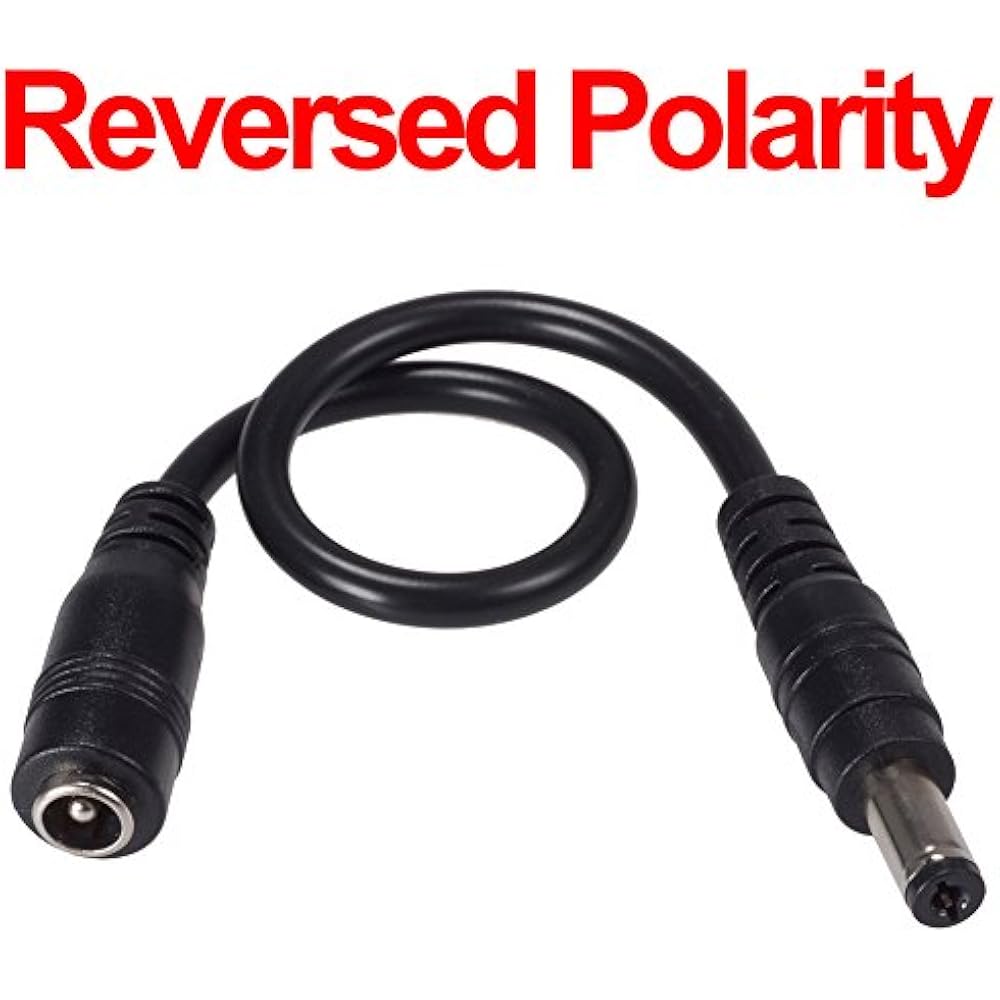 5.5 X 2.1mm Jack Reverse Polarity Converter Cable Guitar Piano Pedals Keyboard " eBay