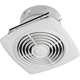 Broan-NuTone 505 Exhaust Fan, White Vertical Discharge Ceiling Ventilation Fan, 8.5 Sones, 200 CFM, 8"