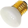 SYLVANIA Mini-Floodlight Incandescent Bulb, 40W R14, Medium Base, Reflector, 185 Lumens, 2850K, 120V, Frosted, Soft White - 1 Pack (14819)