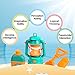 QuadPro kids camping toys gear set toddler Beach pretend play STEM Outdoor sand Toys for boys and girls