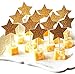 PARTYMASTER Wedding Party Decorations Glitter Gold Star Design Lot of 48PCS Bridal Shower Food Toothpicks Cupcake Muffin Toppers