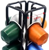 XIAPIA Nespresso Coffee Capsule Holder 40 Pod Rotating Stand, Modern Finish view 6