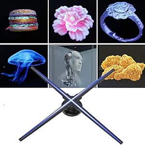 Proyector holograma 3D, 1024 * 1024 WiFi Proyector ...