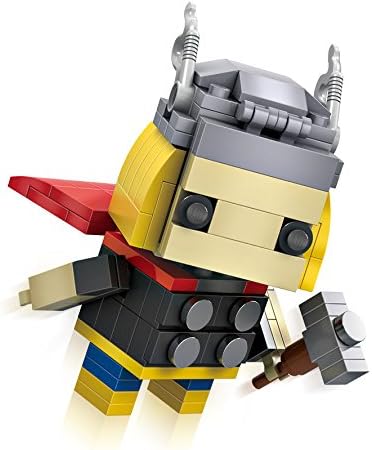 Micro Brickland Action Figure Mini-Sized Hero Building Bricks Mini Figure Set (182 Pieces)
