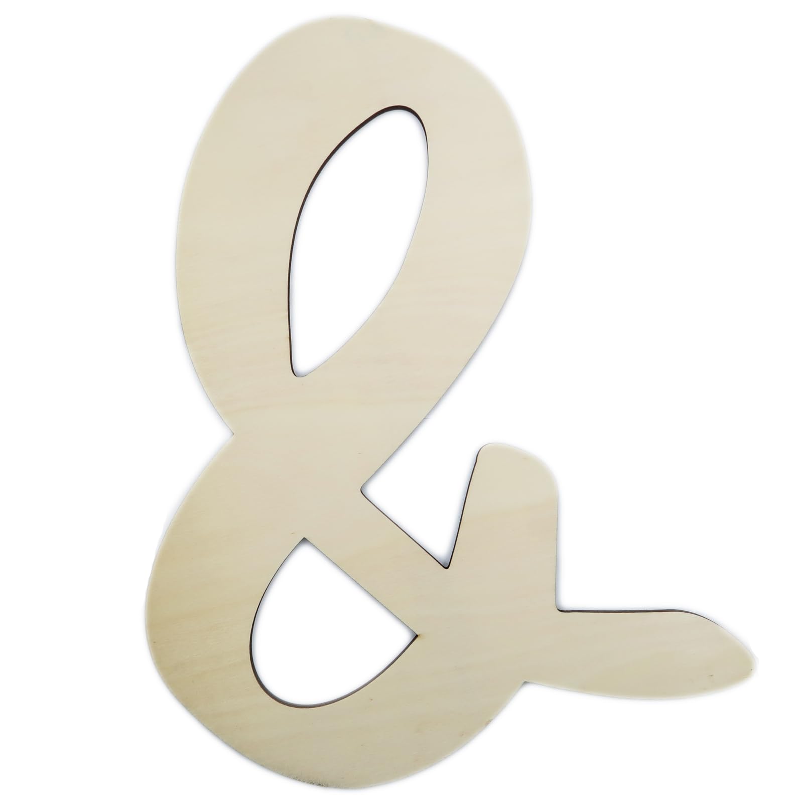 Photo 1 of 12 Inch Large Wood Number Symbol Sign &, Paintable Unfinished Blank Wooden Numbers Board Unfinished Wood Slices for Birthday Wedding Graduate Party Home Wall Hang Decor