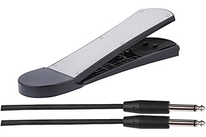 simhoa Universal Electronic Drum Pedal, Percussion Training Pedal, Accessory for Drums And Electronic Pads, Trigger with Cabl
