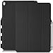 KHOMO iPad Pro 12.9 Inch Case with Pen Holder ( 1st and 2nd Gen 2016 & 2017)- Dual Super Slim Cover with Rubberized Back and Smart Feature ( Sleep / Wake ) - Black