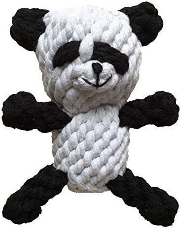 Pet Puppy Dog Cotton Rope Chew Toys Teeth Cleaning for Small and Medium Dogs,Panda