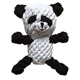 Pet Puppy Dog Cotton Rope Chew Toys Teeth Cleaning for Small and Medium Dogs,Panda