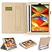 Lenovo Yoga Tab 3 Plus/Lenovo Yoga Tab 3 Pro 10 X90F YT3-X703F 10.1 Case,Premium PU Leather Folio Cover for Lenovo Yoga Tab 3 Plus 10.1/Lenovo Yoga Tab 3 Pro 10.1-Inch Tablet (Gold)
