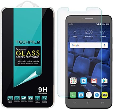 TechFilm Alcatel PIXI 4 (6") LTE Tempered Glass Screen Protector, Premium Ballistic Glass Round Edge [0.3mm] Ultra-Clear Anti-Scratch, Anti-Fingerprint, Bubble Free- Retail Packaging