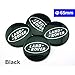 4pcs D077 65mm Car Styling Accessories Emblem Badge Sticker Wheel Hub Caps Centre Cover Black LAND ROVER Range Rover Discovery 4 Freelander 2 Evoque