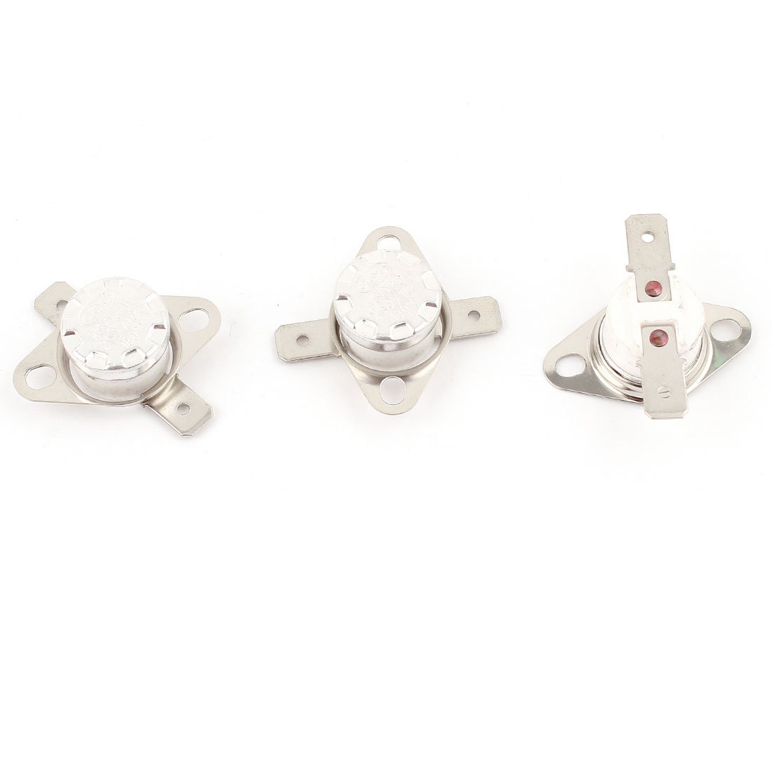 sourcingmap 3 Pcs KSD301 NC Temperature Switch Thermostat 180 Celsius 250V 10A