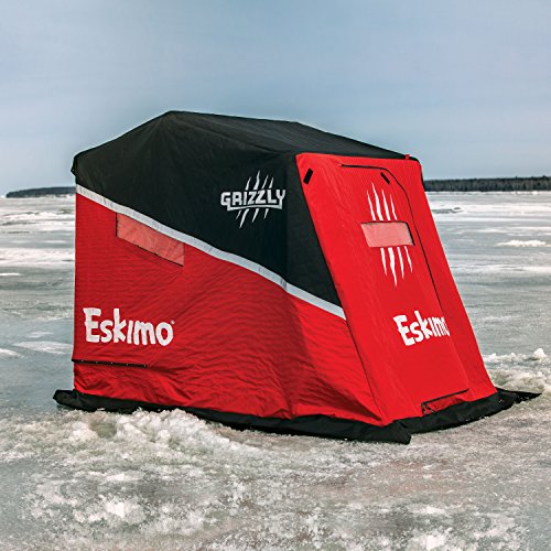 Eskimo 26500 Grizzly Flip 70″ Sled Shelter, 23 Person