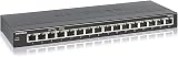 NETGEAR 16-Port Gigabit Ethernet Switch GS316 Desktop Fanless Quiet Black