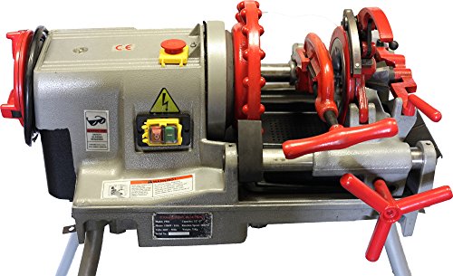 Electric Pipe Threading Machine (1/2" - 2" NPT) Self Opening Die Head 1500W P50C